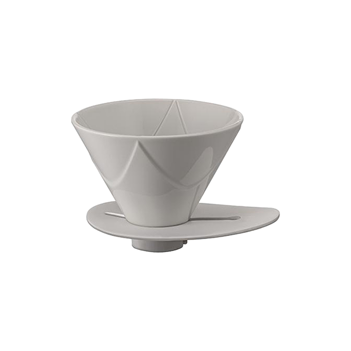 V60 Coffee Dripper MUGEN - Ceramic White